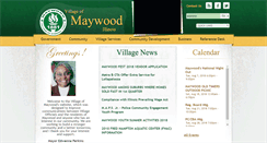 Desktop Screenshot of maywood-il.org